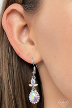 Load image into Gallery viewer, Intergalactic Icon Multi Iridescent Rhinestone Necklace Paparazzi Accessories
