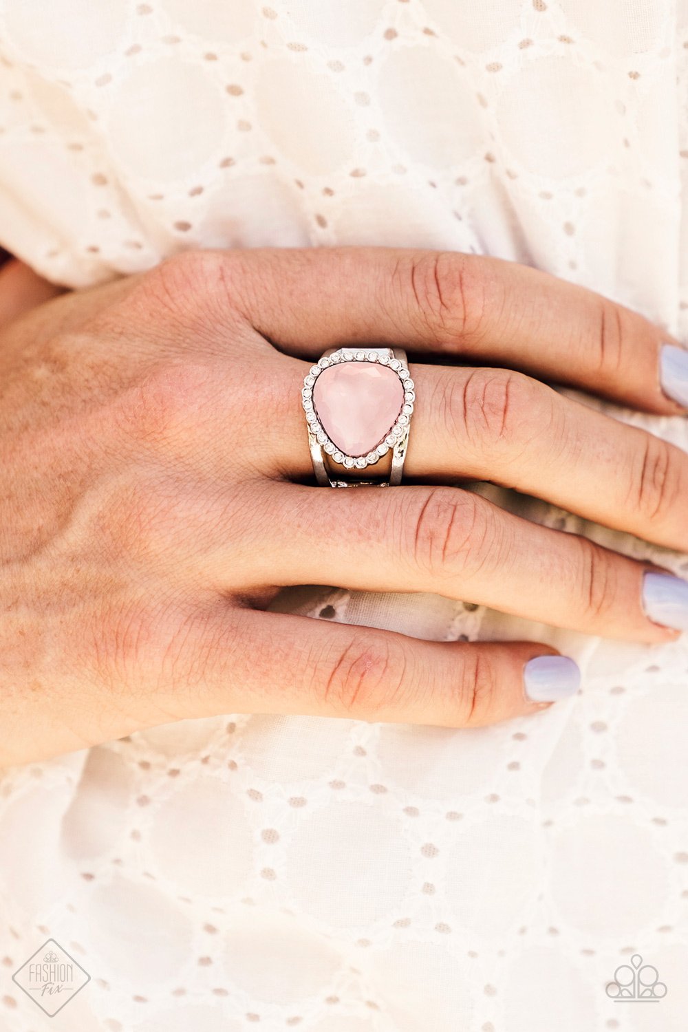 Just GLOW For It Pink Ring Paparazzi Accessories