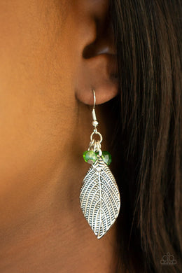 Leaf It To Fate - Green Earrings Paparazzi Accessories