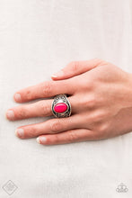 Load image into Gallery viewer, Lets Take It From The Pop Pink Ring Paparazzi Accessories