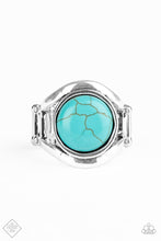 Load image into Gallery viewer, Mojave Native Blue Stone Ring Paparazzi Accessories