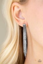 Load image into Gallery viewer, Night at the Oscars Black Earrings Paparazzi Accessories