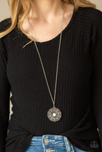 Load image into Gallery viewer, Opal Gardens White Floral Necklace Paparazzi Accessories