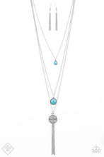 Load image into Gallery viewer, Life Is A Voyage Blue Necklace Paparazzi Accessories