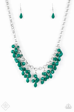 Modern Macarena Green Necklace Paparazzi Accessories