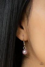 Load image into Gallery viewer, Pearl Heirloom Purple Necklace Paparazzi Accessories