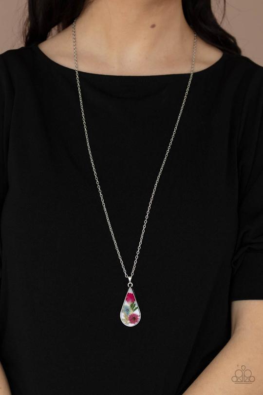 Pop Goes The Perennial Pink Necklace Paparazzi Accessories