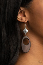 Load image into Gallery viewer, Retro Reveal Brown Earring Paparazzi Accessories