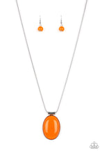 Load image into Gallery viewer, Rising Stardom Orange Necklace Paparazzi Accessories