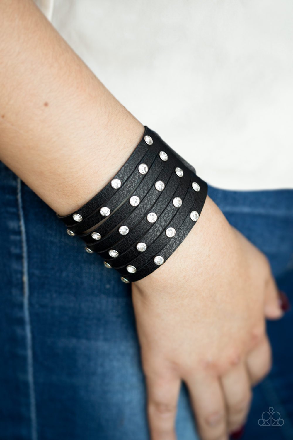 Sass Squad Black Bracelet Paparazzi Accessories