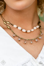 Load image into Gallery viewer, Sheen Season Brass Necklace Paparazzi Accessories