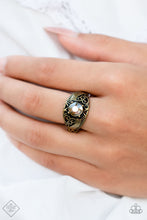 Load image into Gallery viewer, Shimmer Time Brass Ring Paparazzi Accessories