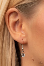 Load image into Gallery viewer, Taken With Twinkle - Multi Rhinestone Heart Necklace Paparazzi Accessories