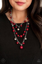 Load image into Gallery viewer, The Partygoer Red Necklace Paparazzi Accessories