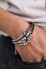 Load image into Gallery viewer, We Aim To Please - Black Bracelet Paparazzi Accessories