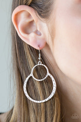 Zen Out of Zen Silver Earring Paparazzi Accessories