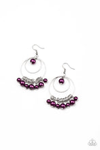 Load image into Gallery viewer, New York Attraction - Purple Earring Paparazzi Accessories