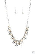 Load image into Gallery viewer, Stage Stunner Silver Necklace Paparazzi Accessories