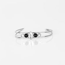 Load image into Gallery viewer, Guest Of A Guest Black Cuff Bracelet Paparazzi Accessories