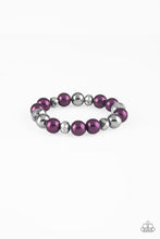Load image into Gallery viewer, Very VIP Purple Pearl Bracelet Paparazzi Accessories