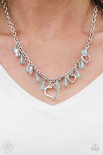 Load image into Gallery viewer, Keep Me In Your Heart Blue Necklace Paparazzi Accessories