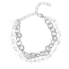Load image into Gallery viewer, Life of The Block Party White Bracelet Paparazzi Accessories