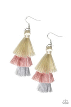 Load image into Gallery viewer, Hold On To Your Tassel Pink Earrings Paparazzi Accessories