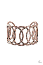 Load image into Gallery viewer, Circa de Contender Copper Cuff Bracelet Paparazzi Accessories