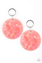 Load image into Gallery viewer, Beach Bliss Orange Acrylic Earring Paparazzi Accessories