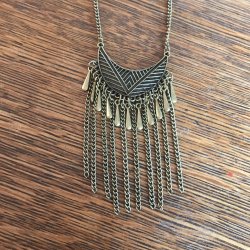 Happy is the Huntress Brass Necklace Paparazzi Accessories