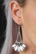 Load image into Gallery viewer, Terra Tribe White Earring Paparazzi Accessories