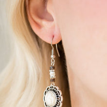 Load image into Gallery viewer, Desert Bliss White Earring Paparazzi Accessories