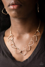Load image into Gallery viewer, Unbreak My Heart - Rose Gold Necklace Paparazzi Accessories