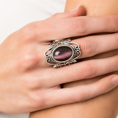 Fairytale Flair Purple Moonstone Ring Paparazzi Accessories