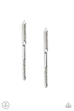 Load image into Gallery viewer, Very Important VIXEN - Silver Jacket Earrings Paparazzi Accessories