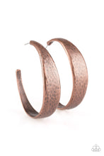 Load image into Gallery viewer, Hoop and Holler Copper Hoop Earrings Paparazzi Accessories
