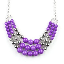 Load image into Gallery viewer, Dream Pop Purple Necklace Paparazzi Accessories