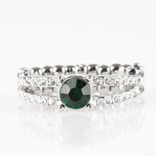 Load image into Gallery viewer, Dream Sparkle Green Ring Paparazzi Accessories