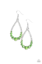 Load image into Gallery viewer, Token Twinkle Green Earrings Paparazzi Accessories