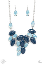 Load image into Gallery viewer, Date Night Nouveau Blue Necklace Paparazzi Accessories