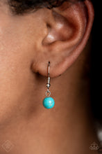 Load image into Gallery viewer, Prairie Reserve Blue Necklace Paparazzi Accessories