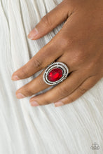 Load image into Gallery viewer, Making History Red Ring Paparazzi Accessories