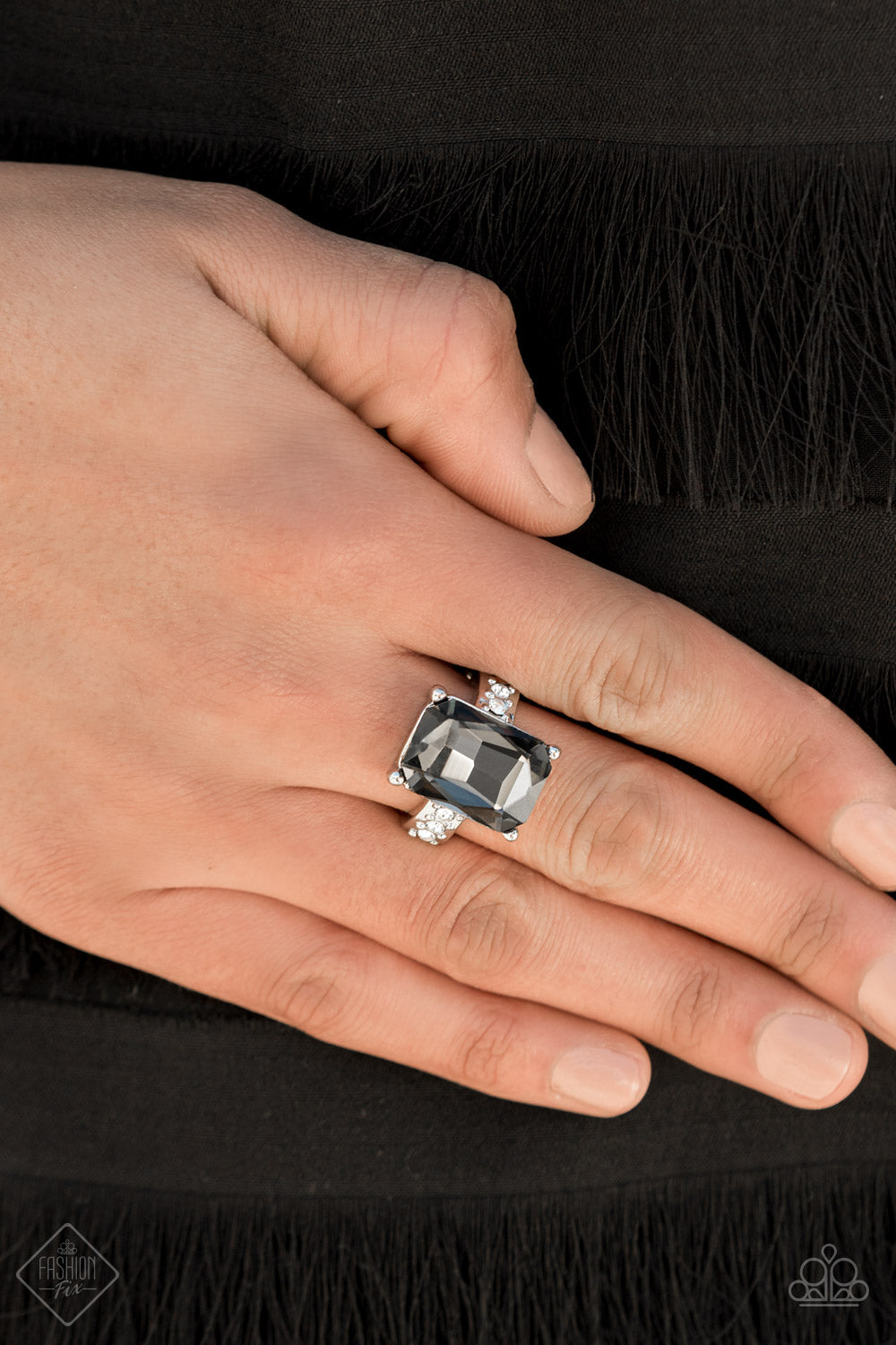 Bring Down the Powerhouse Silver Ring Paparazzi Accessories