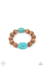 Load image into Gallery viewer, Abundantly Artisan Blue Stretchy Bracelet Paparazzi Accessories