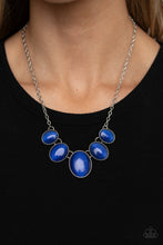 Load image into Gallery viewer, One Can Only GLEAM Blue Necklace Paparazzi Accessories