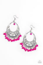 Load image into Gallery viewer, Malibu Mamba Pink Earring Paparazzi Accessories