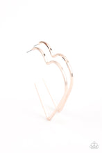 Load image into Gallery viewer, I HEART a Rumor Rose Gold Earring Paparazzi Accessories