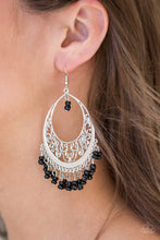 Load image into Gallery viewer, Malibu Mamba Black Earring Paparazzi Accessories