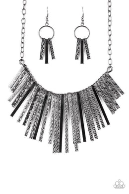 Welcome to the Pack Black Necklace Paparazzi Accessories