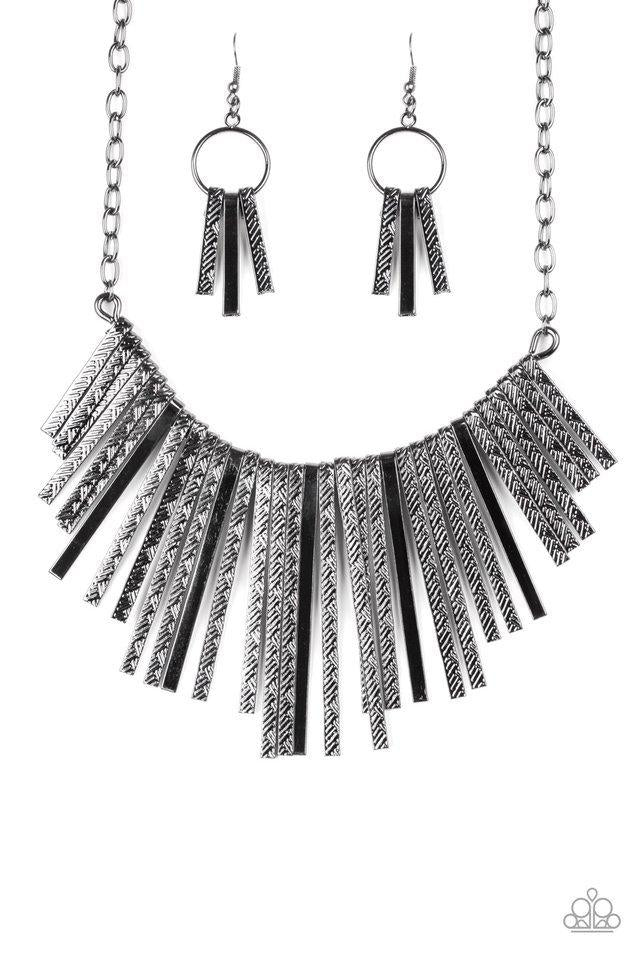 Welcome to the Pack Black Necklace Paparazzi Accessories